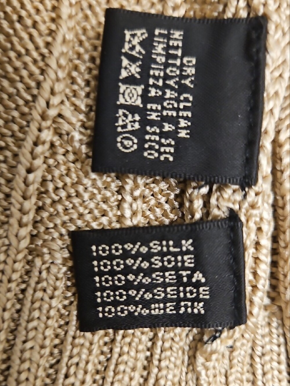 NWOT Ralph Lauren Black Label Tan Knit Sleeveless Top - Picture 3 of 5